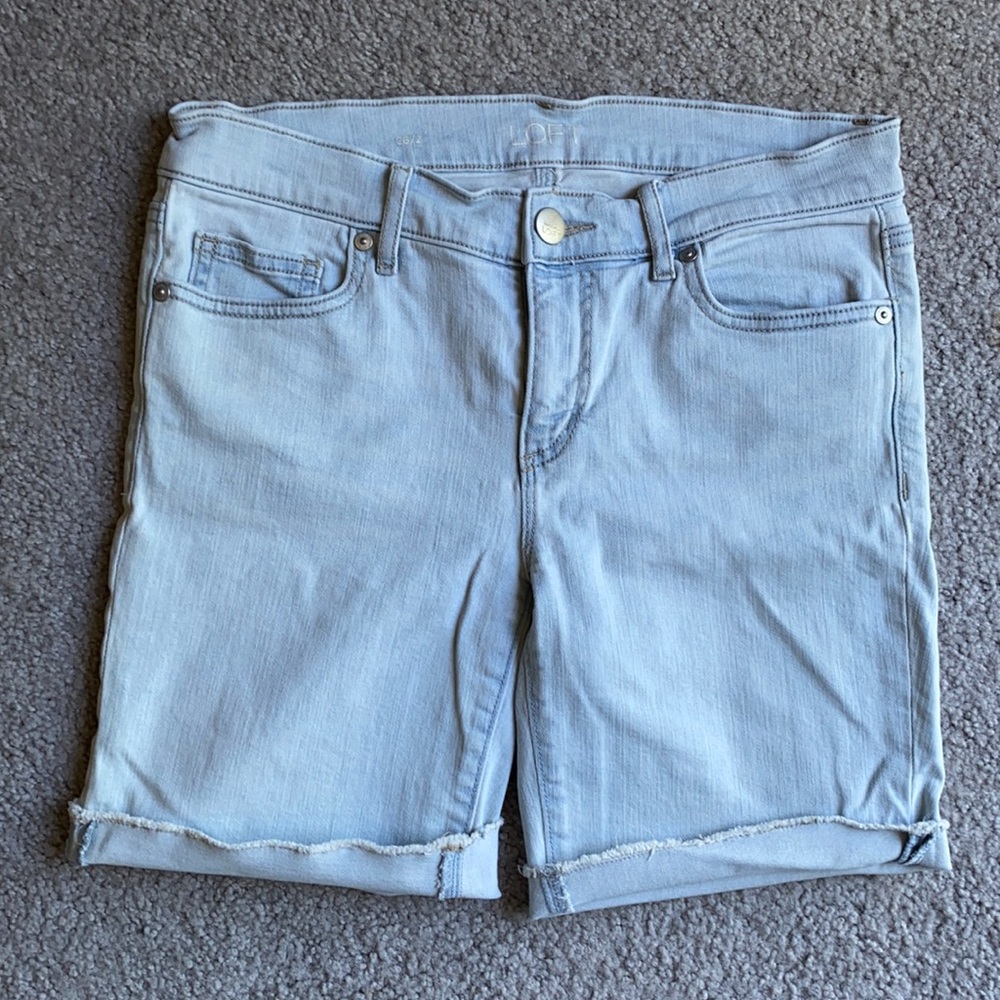 LOFT jean shorts